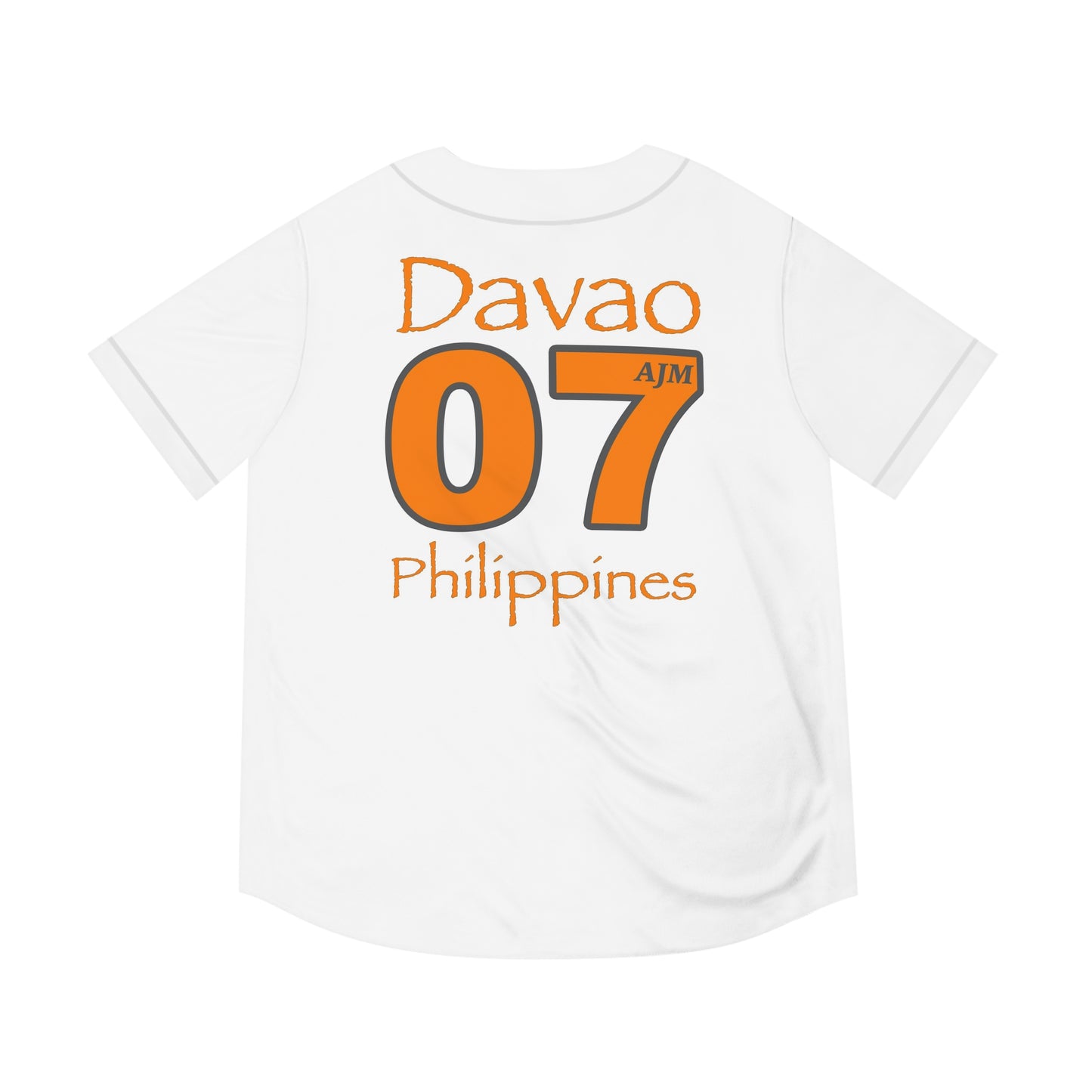 CPM DAVAO Philippines Men's Baseball Jersey (AOP)