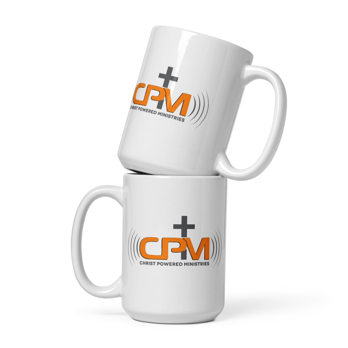 CPM White glossy mug